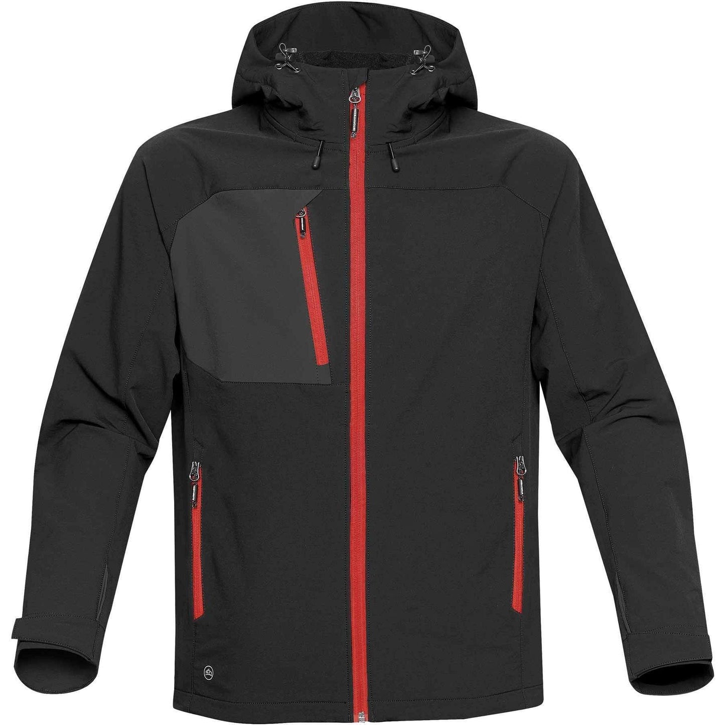 Black/Bright Red