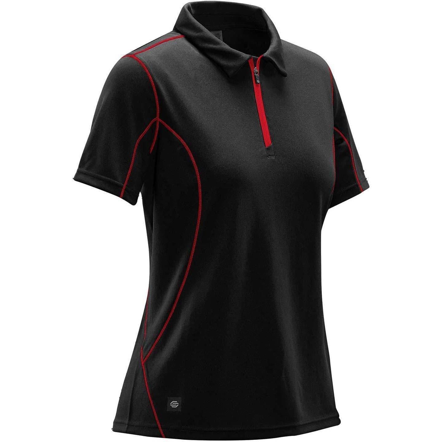 Black/Bright Red - 3/4 View